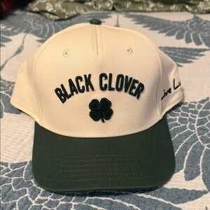 Black Clover Green and White live lucky hat